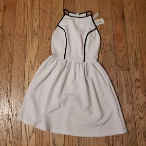 Black and white dress